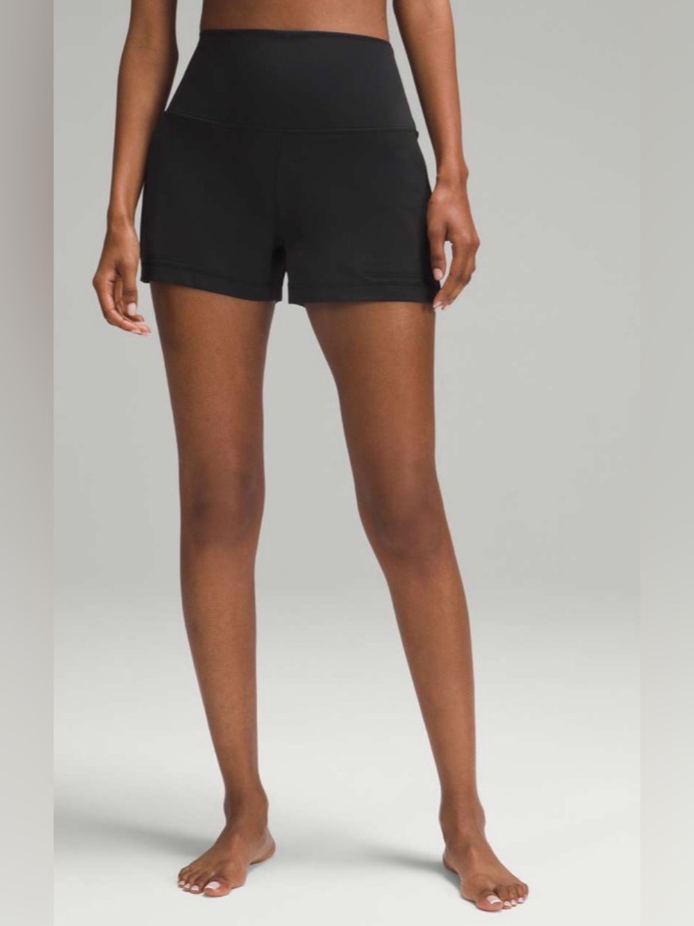 NWOT New Lululemon Align Classic-Fit High-Rise Short 3" Black - Picture 2 of 6